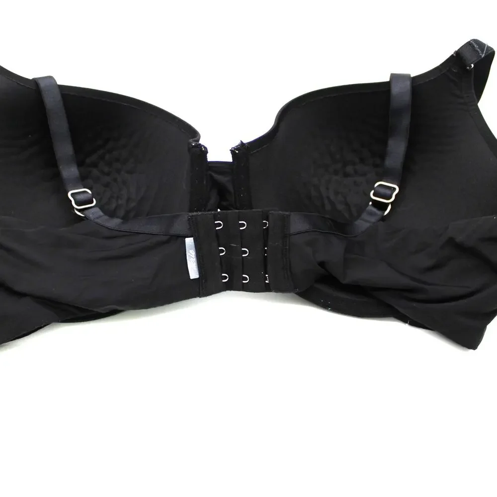 Aerie Harper Bra Womens Size 38DD Underwire Black Classic Padded T-Shirt‎ - Picture 2 of 5